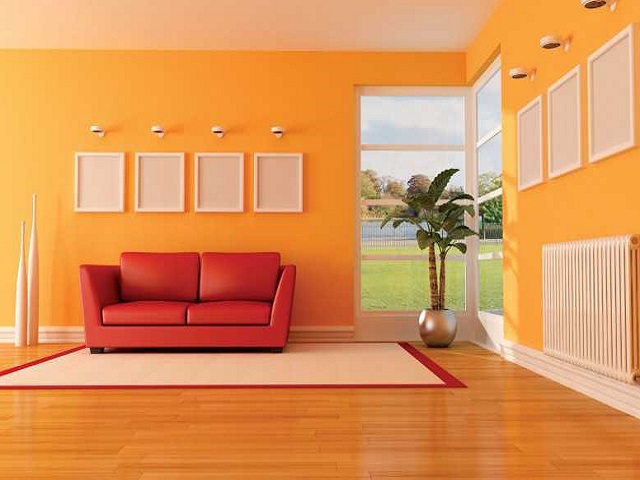 17 Dekorasi Ruangan dengan Menggunakan Cat  Warna  warni  