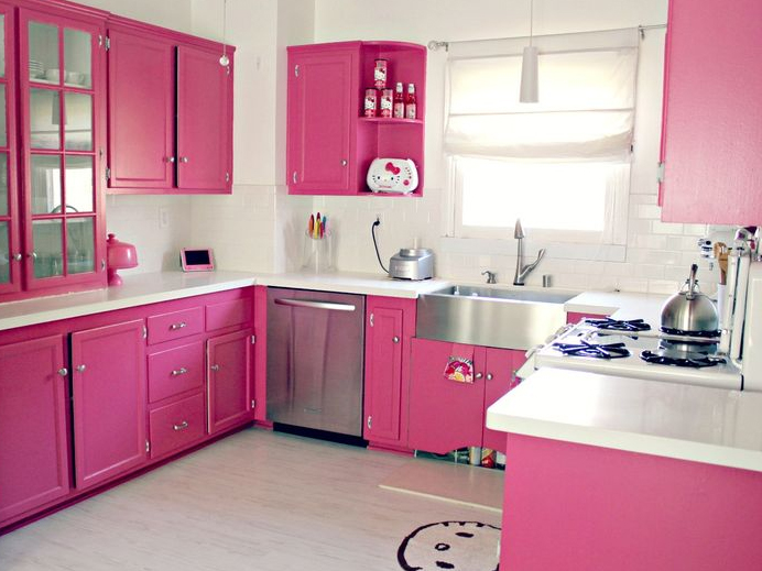 Desain Rumah Hello Kitty Tampilan Merah Muda Yang Imut Dan Ceria Interiordesign Id