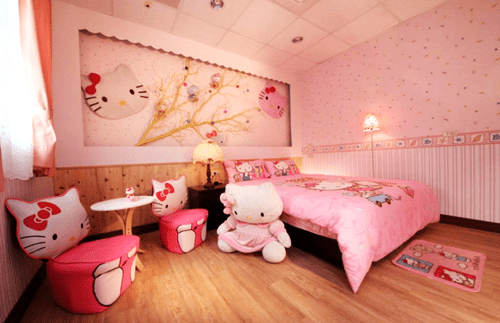  Desain  Rumah Hello  Kitty  Tampilan Merah Muda yang Imut 