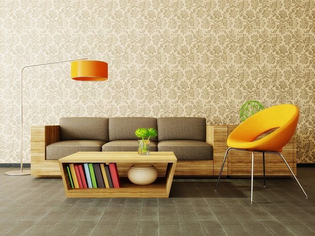 Desain Sofa  Kayu  Kemewahan Sederhana  di Ruang Tamu dan 