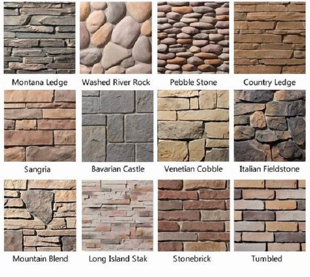 jenis dinding batu