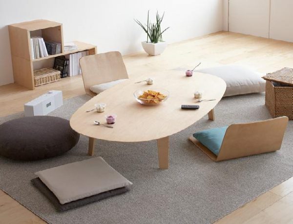 Desain Ruangan Kecil Minimalis dengan Furniture ala Jepang 