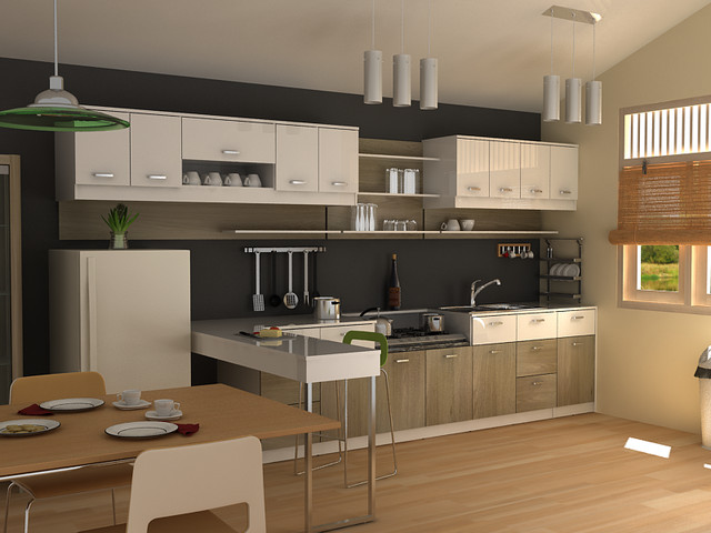 desain dan layout dapur modern