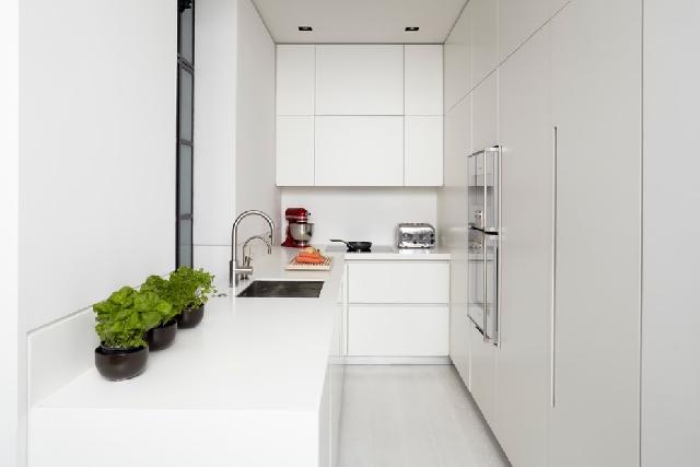 desain dapur minimalis bentuk L