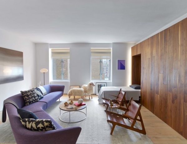 Interior Apartemen Mini dengan Sentuhan Gaya Desain “Art Deco” yang