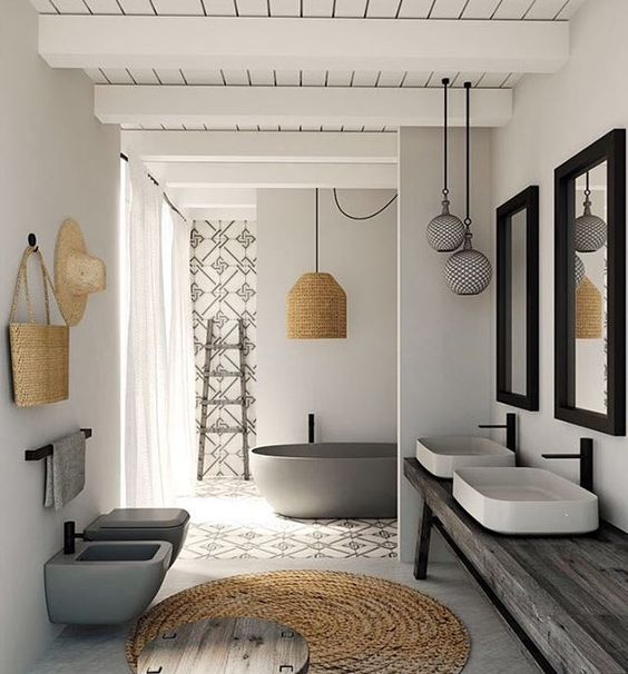 Desain rumah ramah lingkungan; desain kamar mandi rumah modern-cob