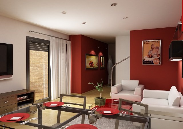 Paduan warna interior rumah minimalis
