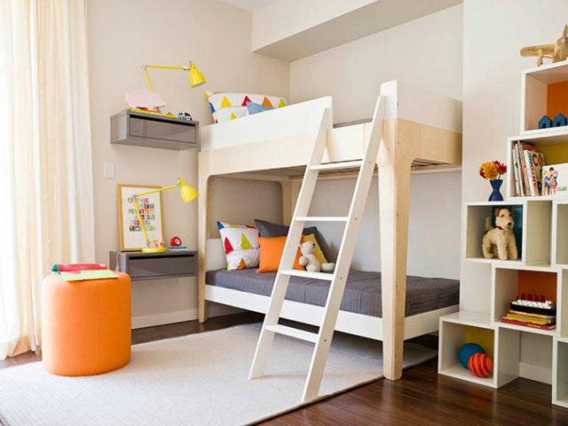  Desain  Kamar  Tidur  Anak Manfaat Berbagi Ruang untuk Anak 
