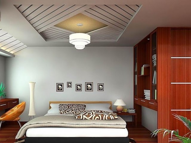 Foto plafon kamar tidur sederhana