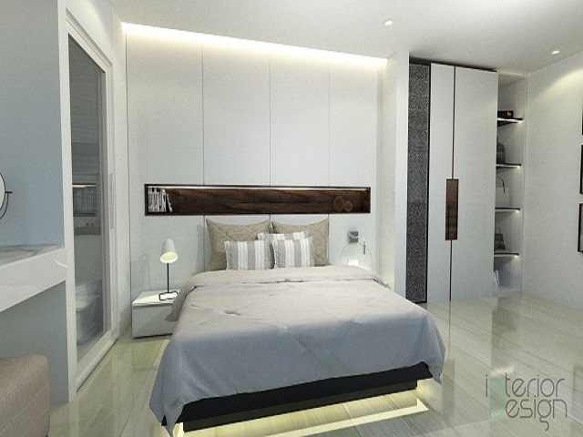 interior kamar tidur rumah type 70