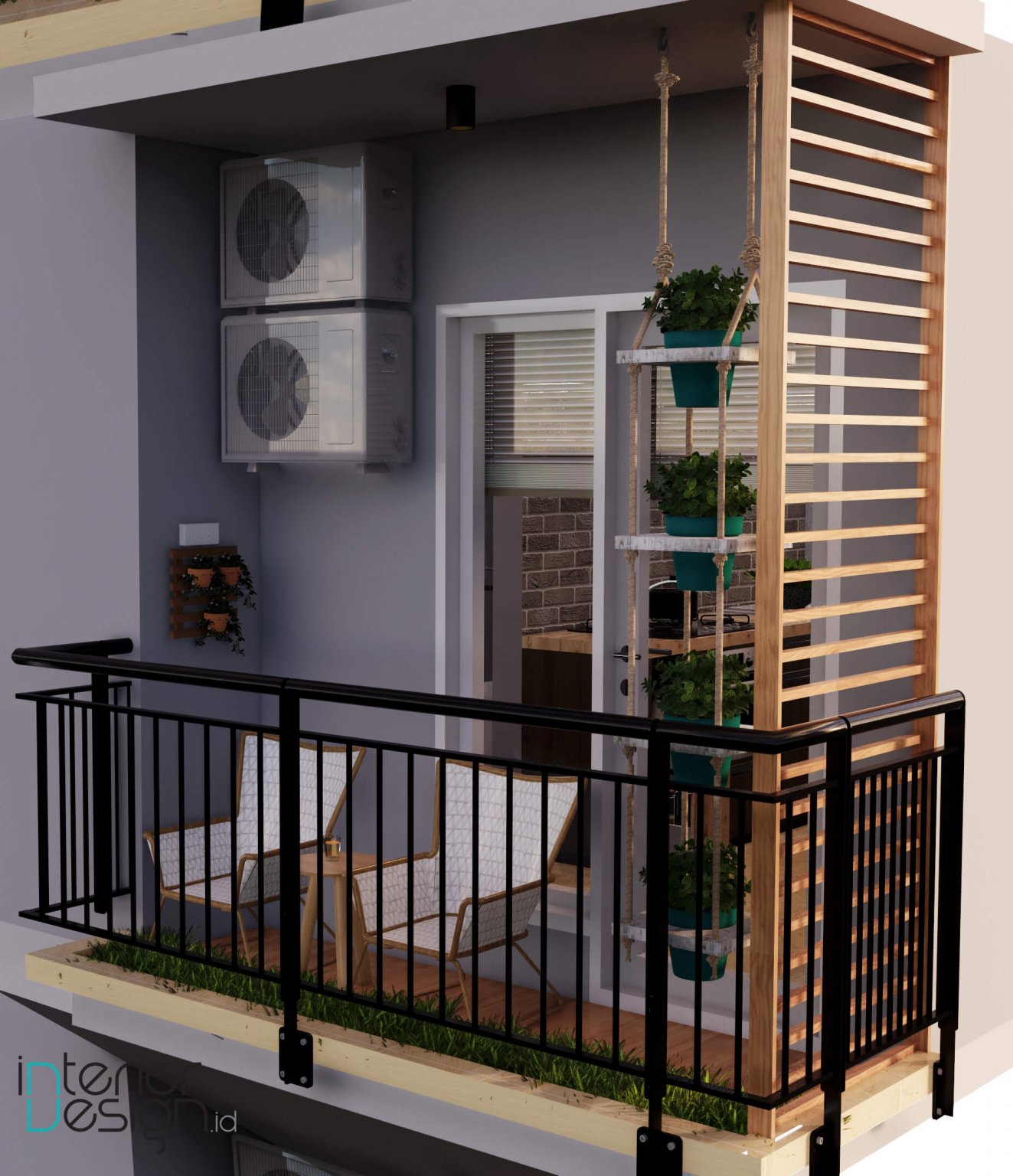 Desain Balkon  Tebet Jakarta InteriorDesign id