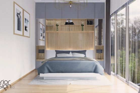 Desain kamar tidur gaya modern