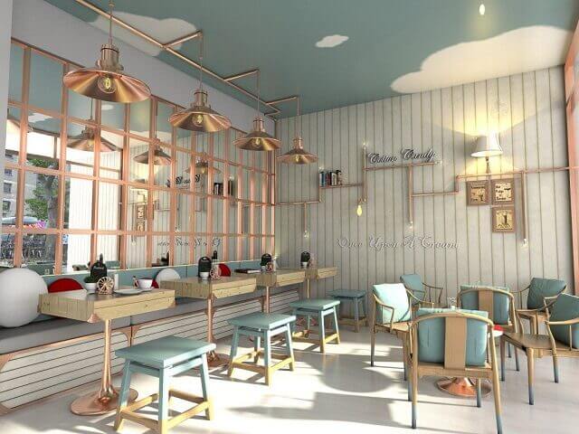  Desain  Interior  Cafe  Unik