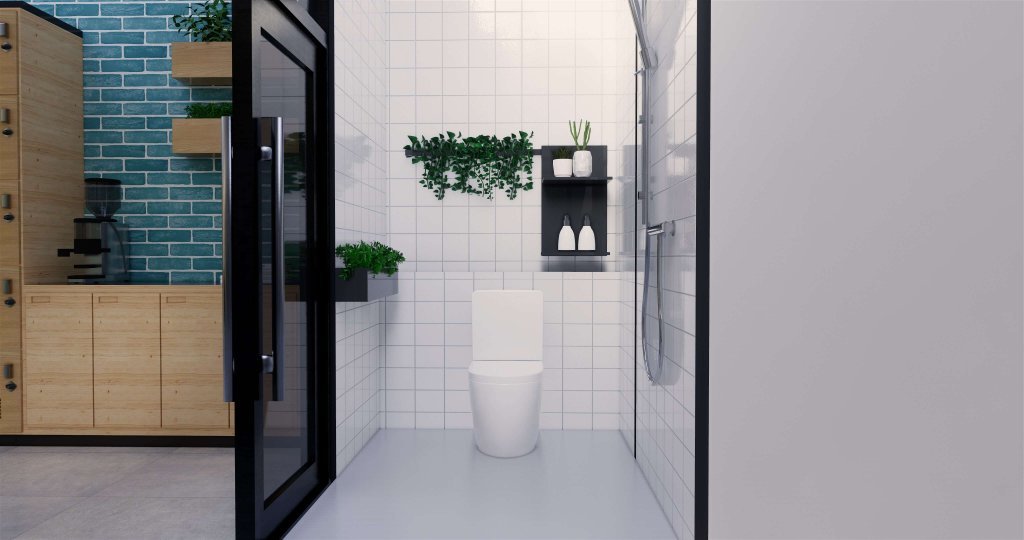 interior kamar mandi minimalis modern