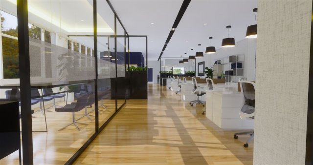 Desain interior kantor modern