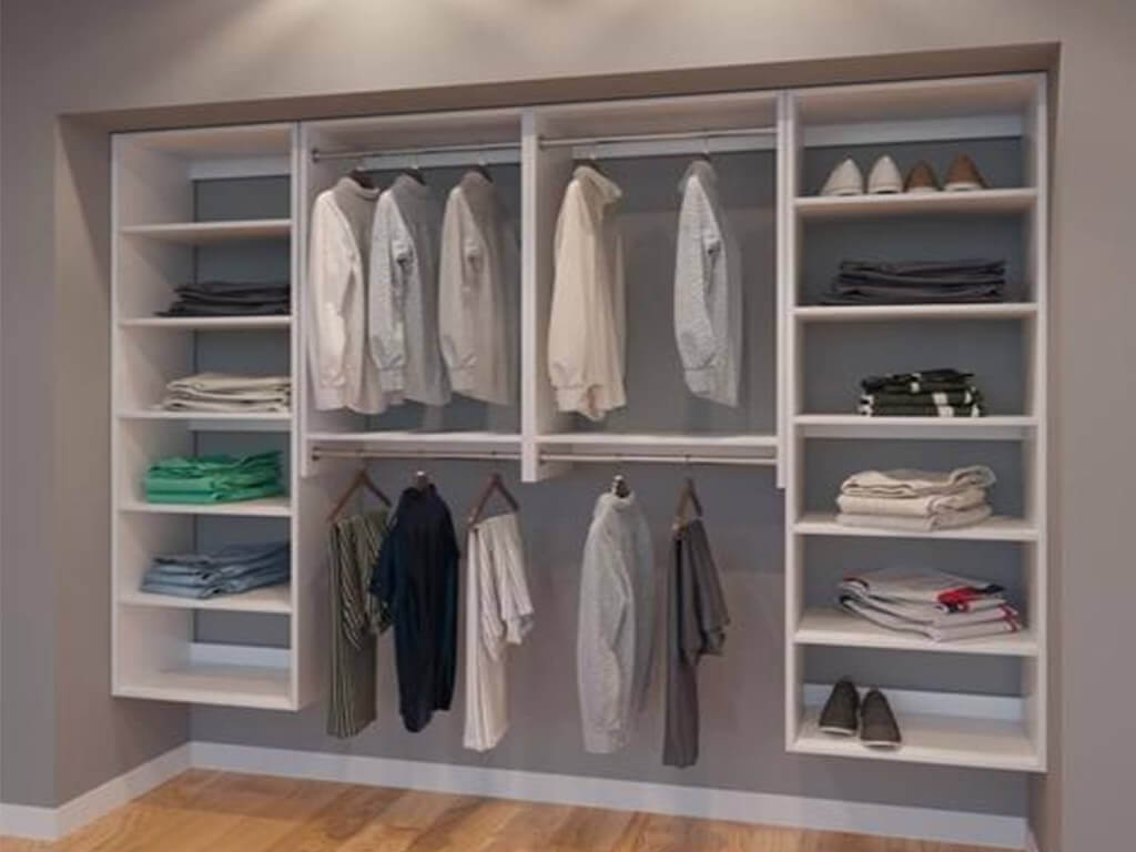 smart living instalasi lemari pakaian vertikal