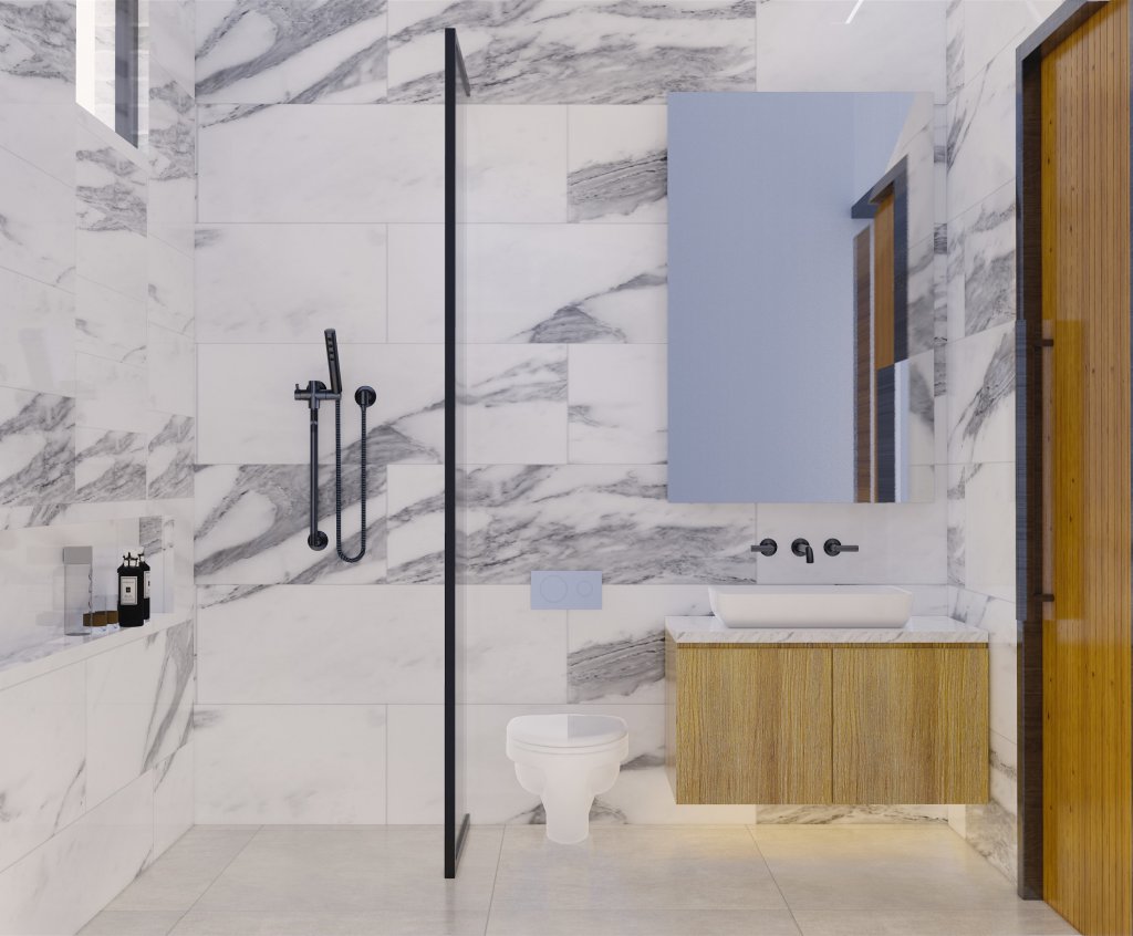 Desain kamar mandi modern minimalis