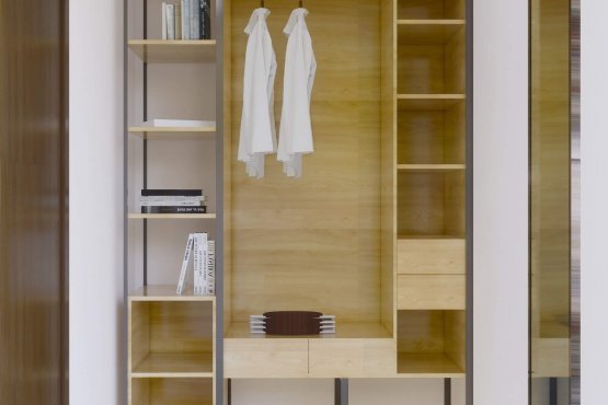Interior wardrobe modern minimalis