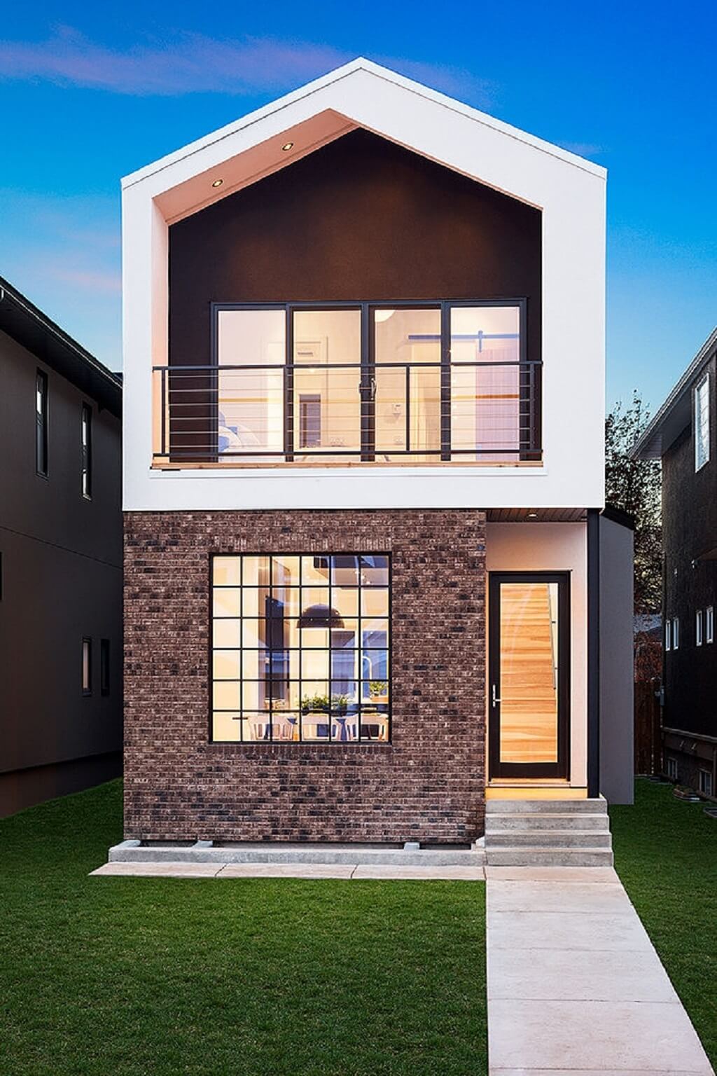 desain fasad rumah yang sederhana