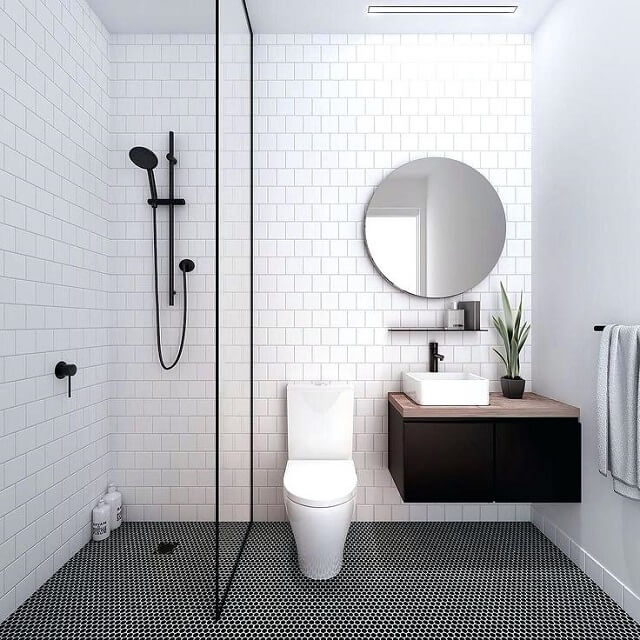 inspirasi desain kamar mandi minimalis tanpa bathtub