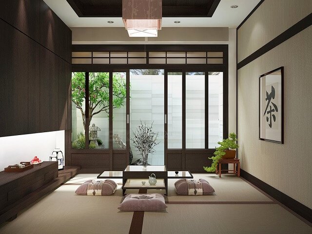 5 Desain Ruang Tamu Lesehan Ala Jepang Interiordesign Id