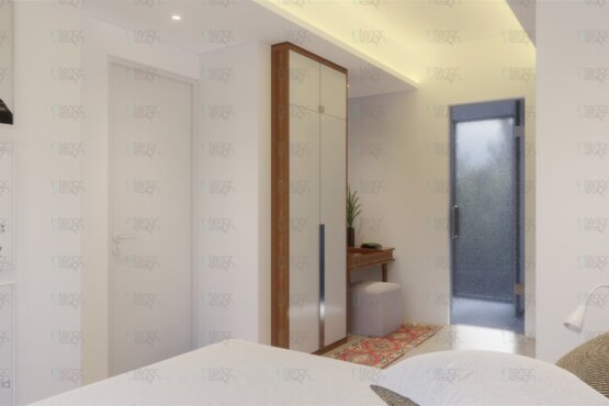 interior kamar tidur gaya skandinavia