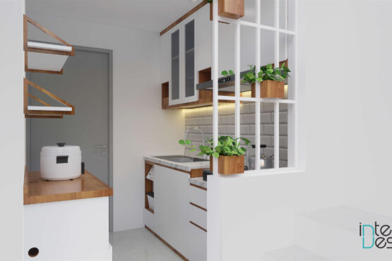 Desain interior dapur gaya skandinavia