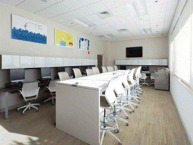 interior laboratorium komputer