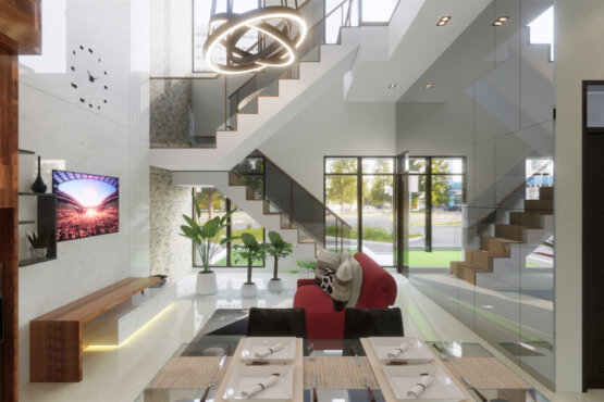 desain interior rumah modern bandung