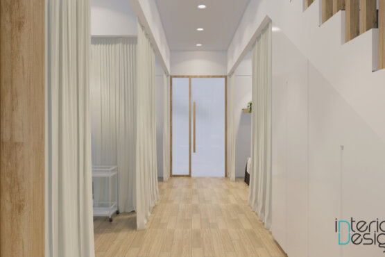 desain interior klinik modern natural