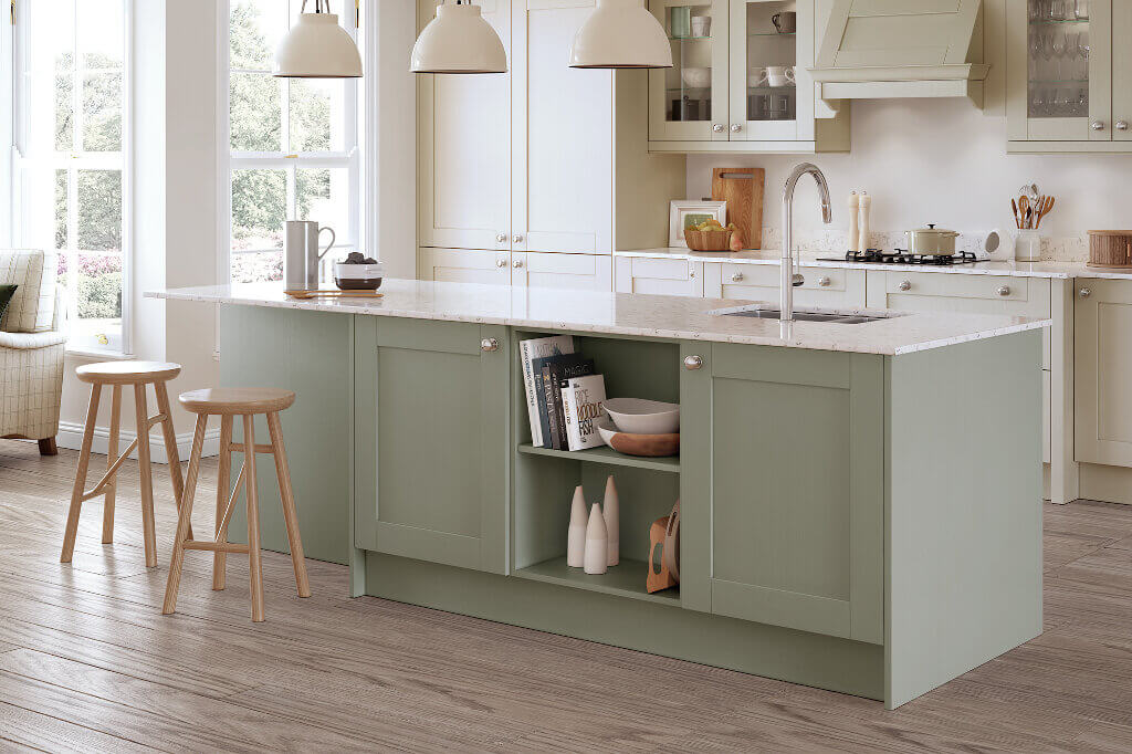 warna cat dapur sage green 1024x682 - Inspirasi Desain Warna Cat Dapur Terbaik, Menjadikan Dapur Terlihat Lebih Menyenangkan