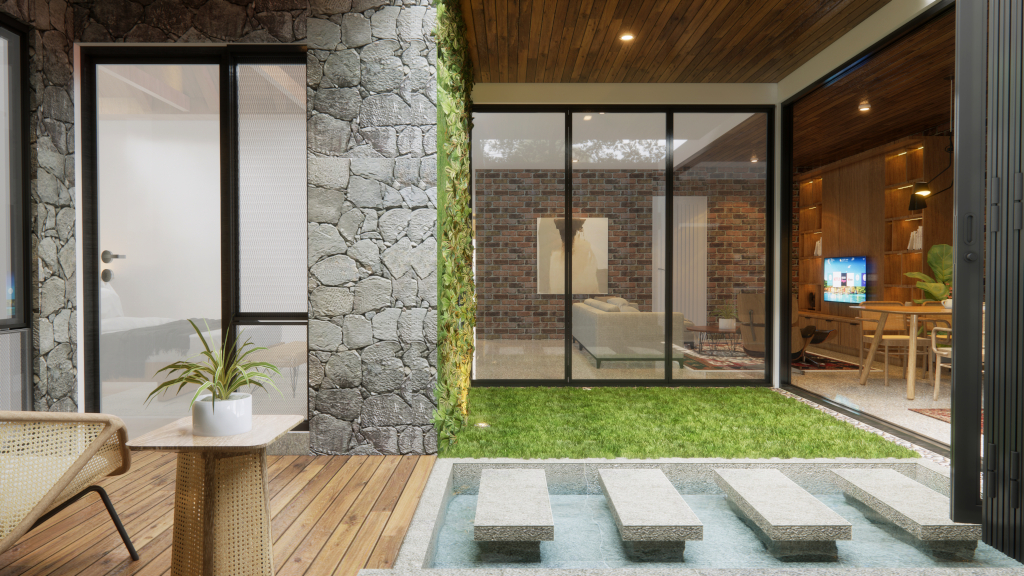 Desain Rumah Gaya Modern Tropikal - Jakarta | ID