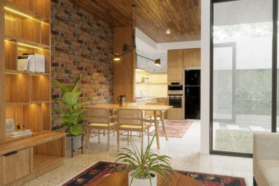 desain rumah modern tropikal jakarta