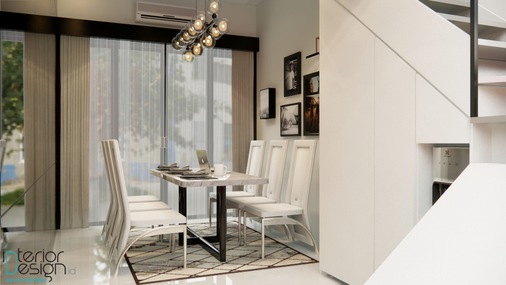 interior ruang makan gaya modern luxury