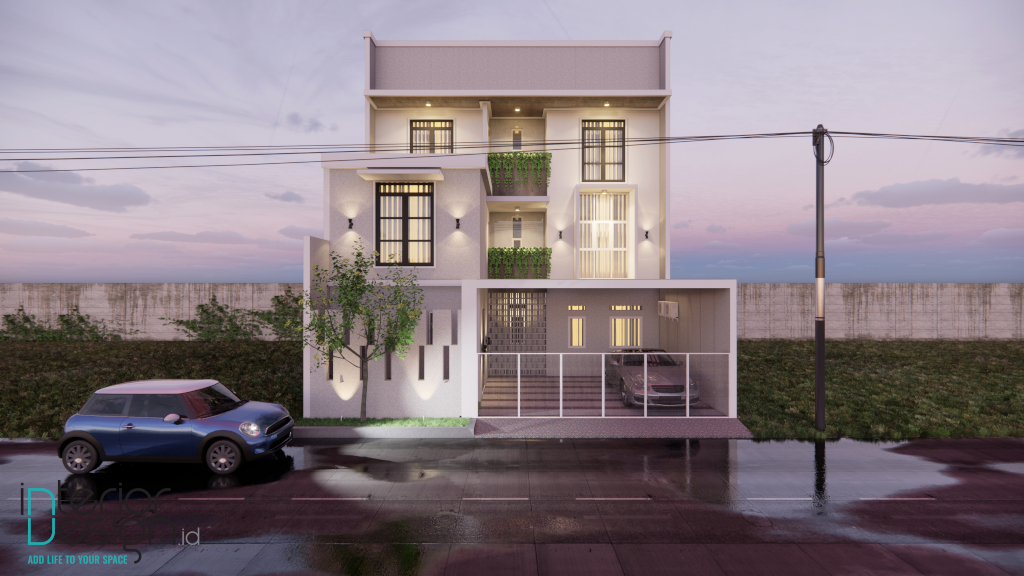 desain facade rumah modern