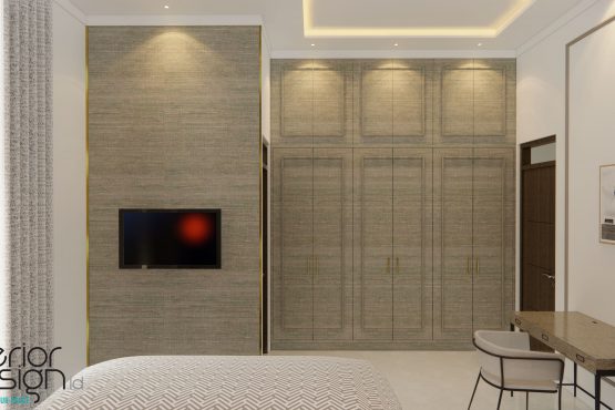 Interior kamar tidur modern minimalis