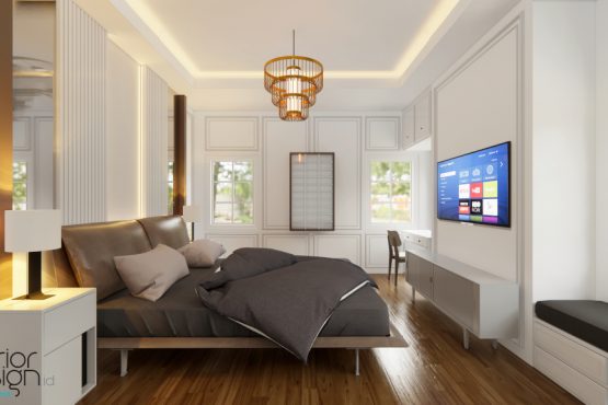 interior kamar tidur modern amarican style