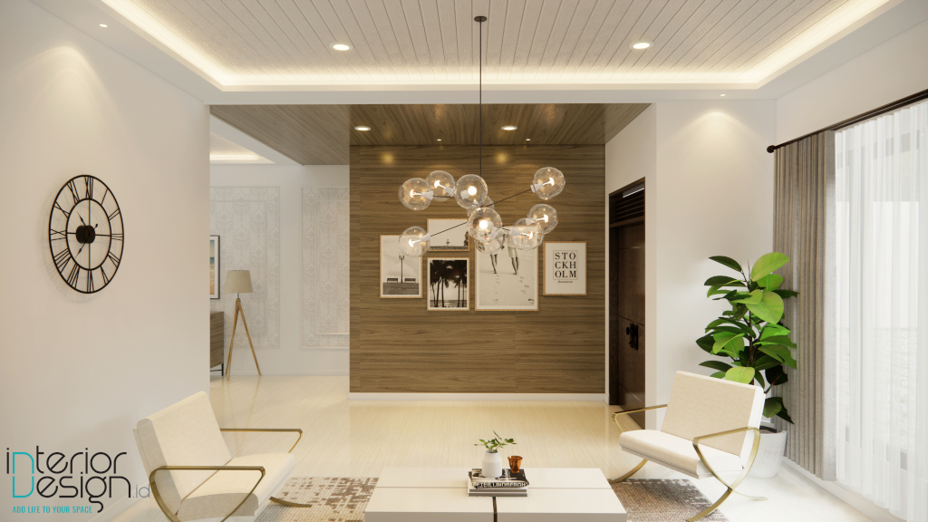 interior rumah dan ruang tamu gaya klasik modern mewah minimalis
