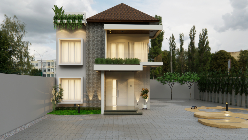 Denah Dan Konsep Rumah Kecil Minimalis 2 Lantai Interiordesign Id