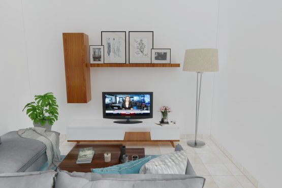 interior ruang keluarga minimalis