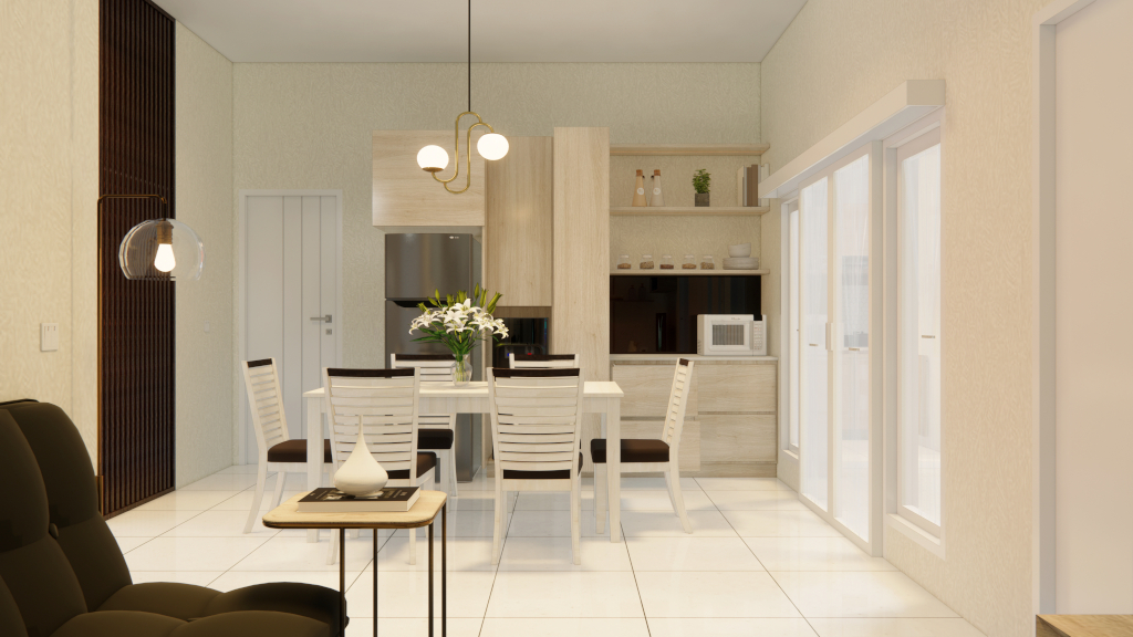 desain dapur dan ruang makan sederhana