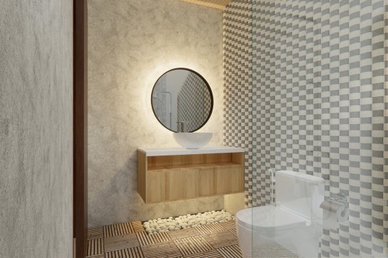 interior kamar mandi