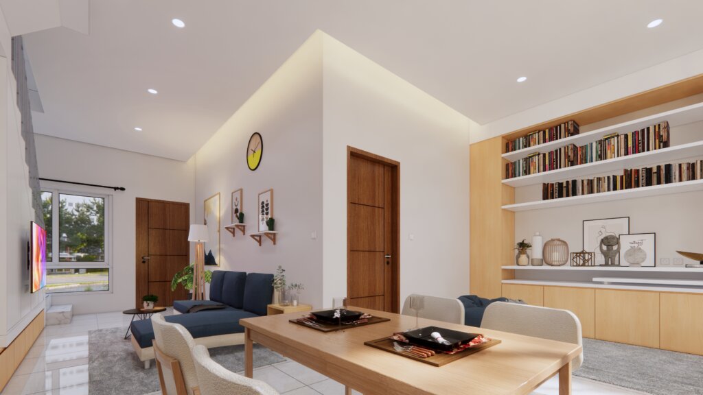 desain interior ruang makan minimalis