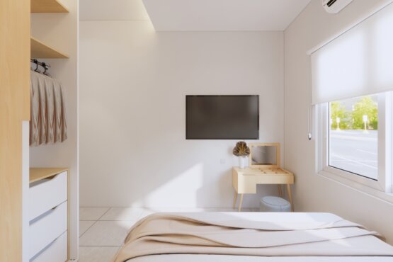 interior kamar tidur minimalis