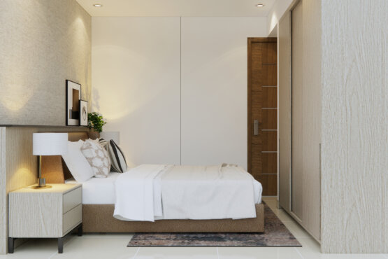 desain interior kamar tidur natural modern