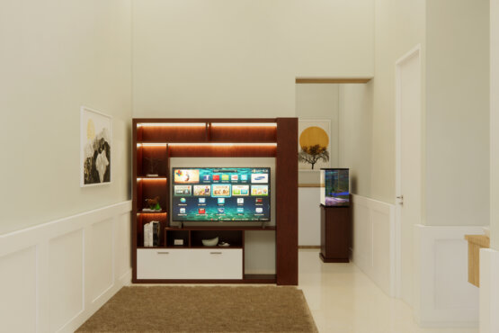 desain interior ruang keluarga modern