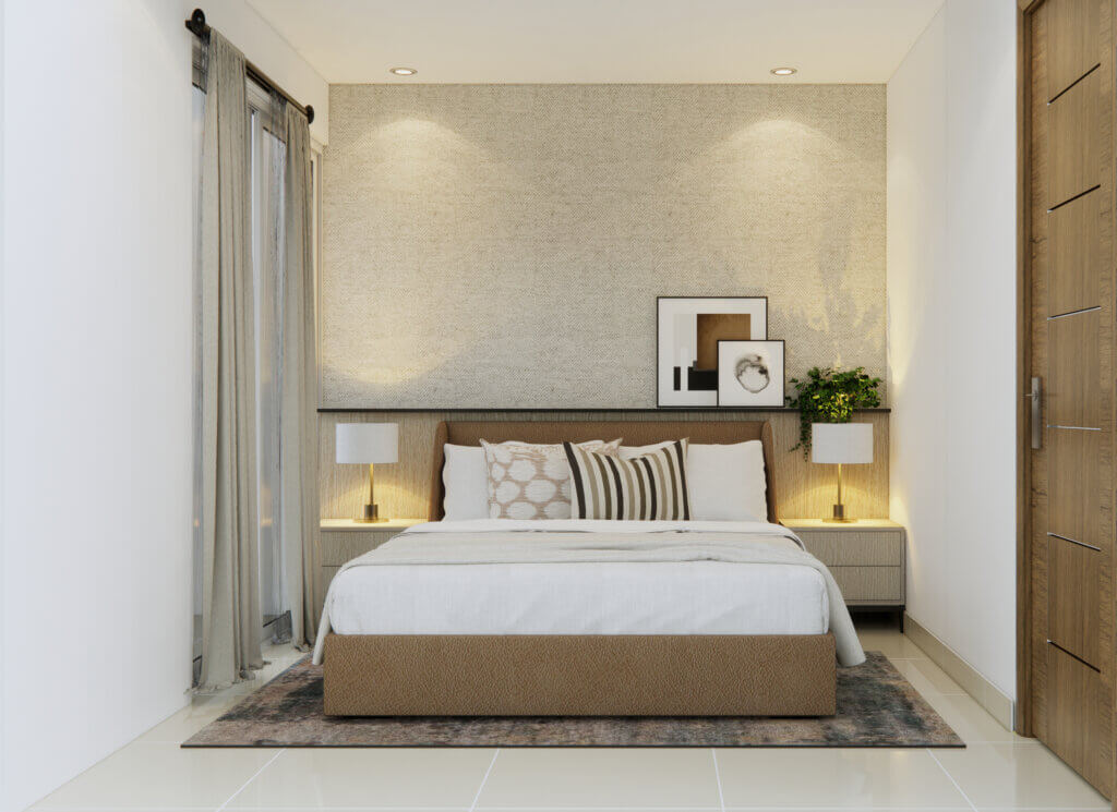 desain kamar tidur natural modern