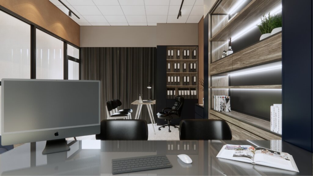 desain interior kantor minimalis modern