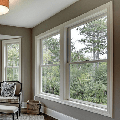 jendela rumah minimalis model double hung