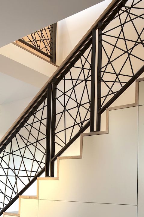 tangga rumah minimalis saling-silang